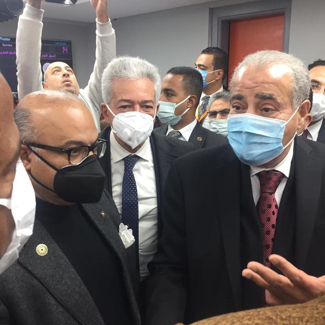 In pictures... The Minister of Supply opens a service complex Typical in Assiut.</p><p>For his part, Prof. Dr. Ibrahim Ashmawy, First Assistant Minister of Supply and Head of the Internal Trade Development Authority, explained that the model complex in Assiut Governorate is located on an area of ​​about 400 square meters and provides all the ministry's services 