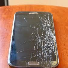 What do you do if the screen is broken in your smartphone?