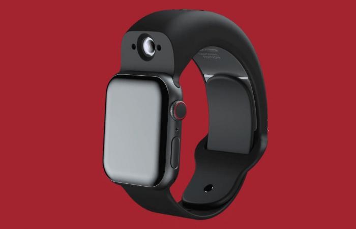 WristCam bracelet .. to take pictures and videos directly at the Apple Hour