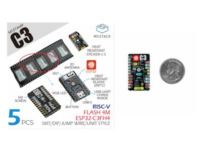 スイッチサイエンス、IoTエッジデバイス向けのEspressif ESP32-C3搭載、「M5Stamp C3」シリーズを2021年10月21日より販売開始 企業リリース