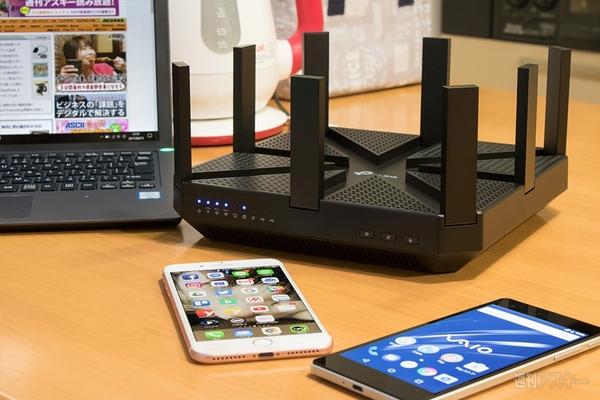  超カッコイイ8本アンテナのルーター『Archer C5400』は性能も凄かった