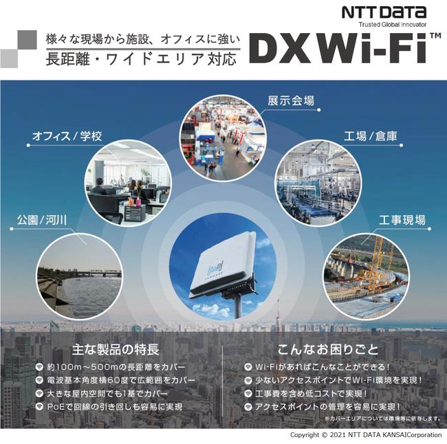 長距離・ワイドエリア対応の「DX Wi-Fi」TM（商品名が変わりました） 企業リリース