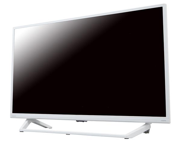 ORION、インテリアに合う白い液晶テレビ。24型27,800円から 