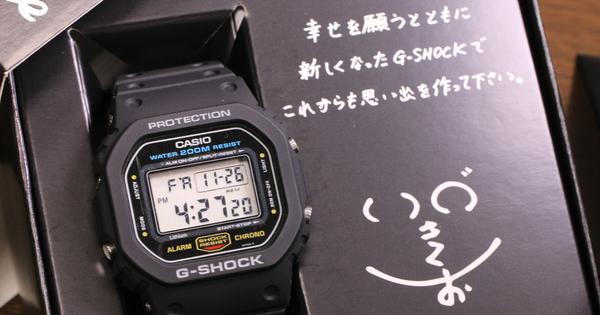 Very popular!User love seen from "G-SHOCK restore service".Casio's love.