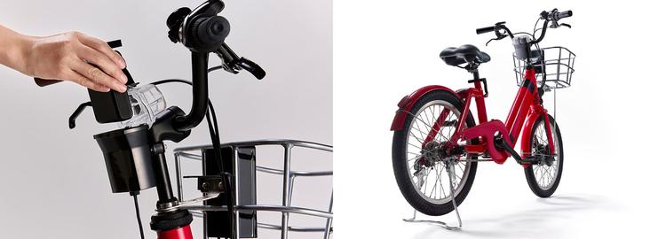 ホンダが電動アシストシェアサイクルの充電切れを解決する「シェアサイクル用2電源システム」を開発