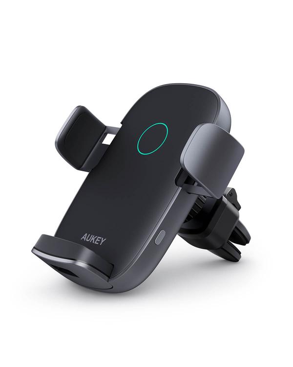 New release of the HD-C52 in-vehicle holder with wireless charging function for the AUKEY air conditioner outlet! 23% off for the first 300 pieces, quick charging compatible ♪ Company release