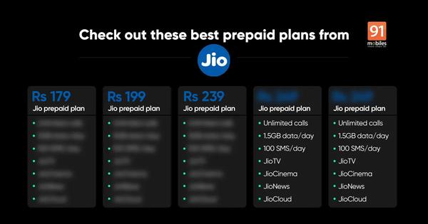 Jio Phone recharge plans list 2022: All the Jio Phone recharges and data vouchers 