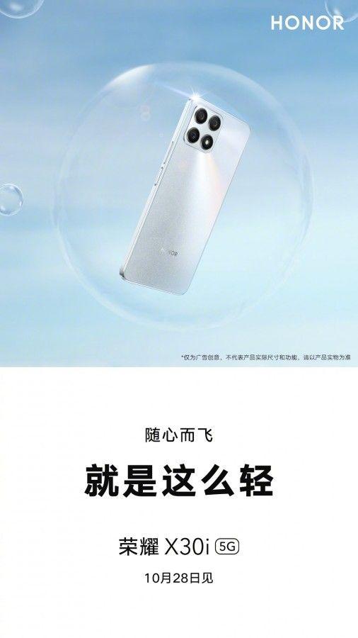 Honor X30i Officially Teased Ahead of October 28 Launch: Expected Specifications, Features 