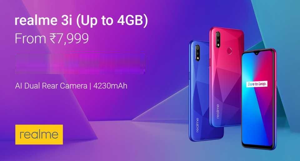 Realme 3i now available on open sale on Flipkart and Realme online store: Price, specs 