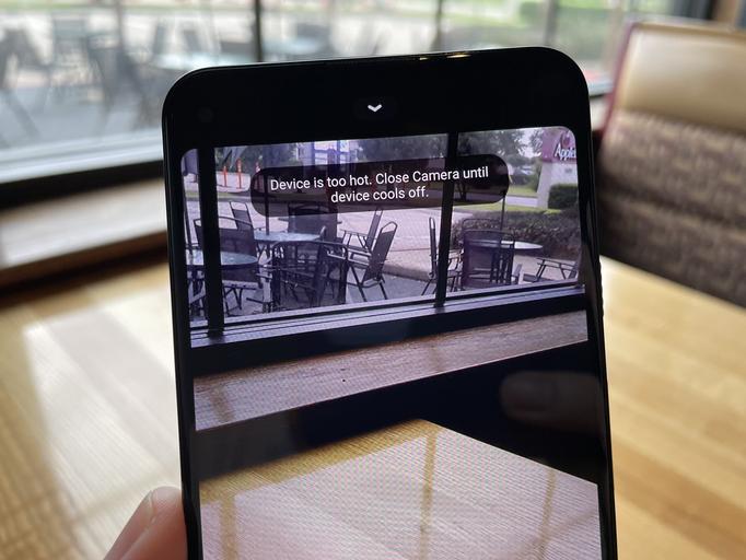 Google’s Pixel 5a seems to easily overheat when recording video 