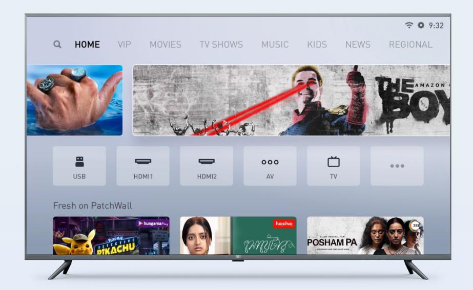 PatchWall 3.0 update rolled out to Xiaomi Mi LED TVs 