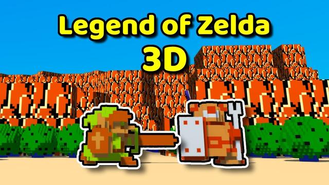 DSOGaming The Legend of Zelda NES looks lovely as an actualy 3D retro game 