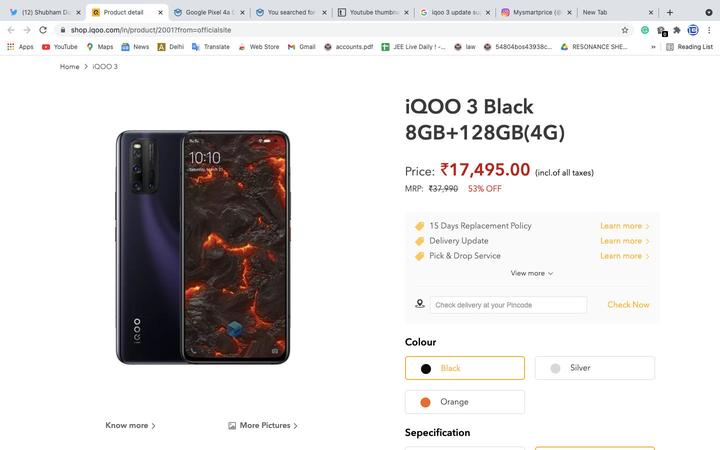 iQOO 3 Discounted Heavily, Now Available for Under Rs 20,000; Is This a Better Buy Than Redmi Note 10 Pro? 