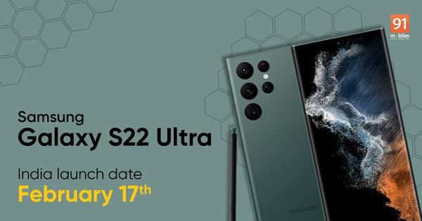 Samsung Galaxy S22 Ultra, Galaxy S22+ And Galaxy S22 India Launch Tomorrow 