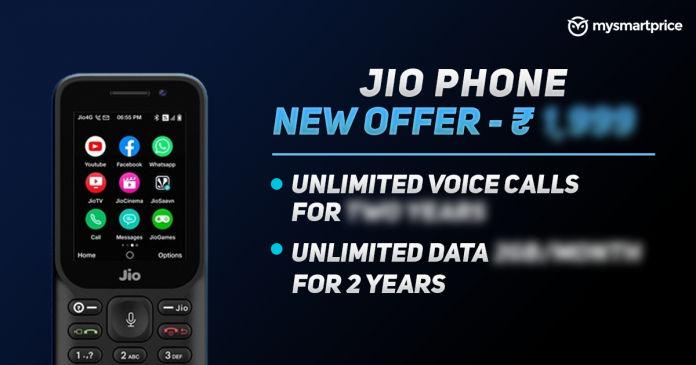 JioPhone 2021 offer announced with 2 years of unlimited voice calls, 4G data and new handset, all for Rs 1,999 
