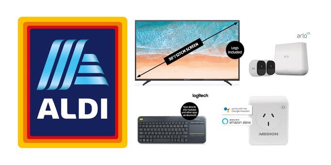 ALDI selling a 50-inch 4K TV with Google Chromecast, smart plugs and Arlo cameras this Wednesday 3 July 2019