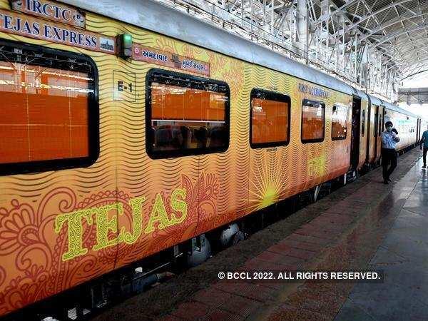 Mumbai-Delhi Rajdhani Express gets new & advanced features with the introduction of Tejas coaches!