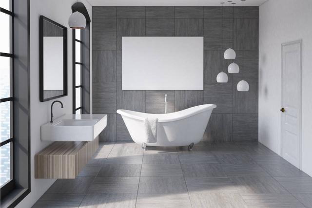How much does it cost to tile a bathroom: floor, walls, and shower 