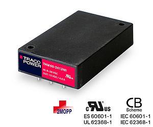 Metal Enclosed AC/DC Power Supplies from 18 to 960 Watt 