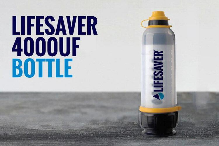 交通安全・防災 泥水を飲み水に変える。英国軍採用の携帯浄水ボトル「LIFESAVER BOTTLE」が登場！災害時の飲料確保にも。【防災産業展2019】 