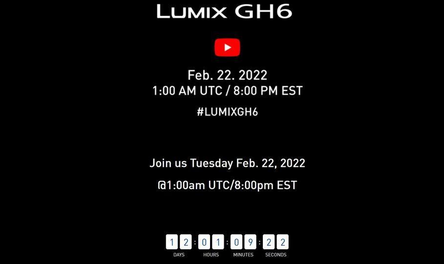  マイクロフォーサーズの頂点LUMIX GH6、2月22日10時発表らしい