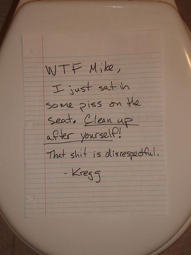 Toilet seats: Are husbands passive-aggressive or just lazy?