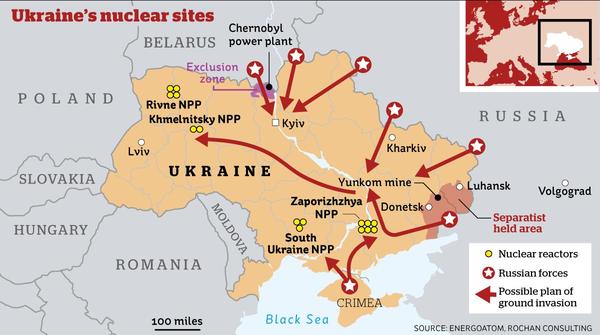 Nuclear facilities targeted in Russia’s war on Ukraine 