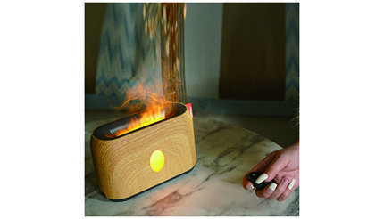  Have a relaxing time at home!New release of mist humidifier that produces a healing effect like a bonfire