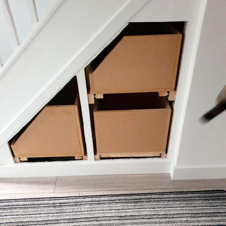 Couple quoted £1000 for under stair storage build their own – for just £175 