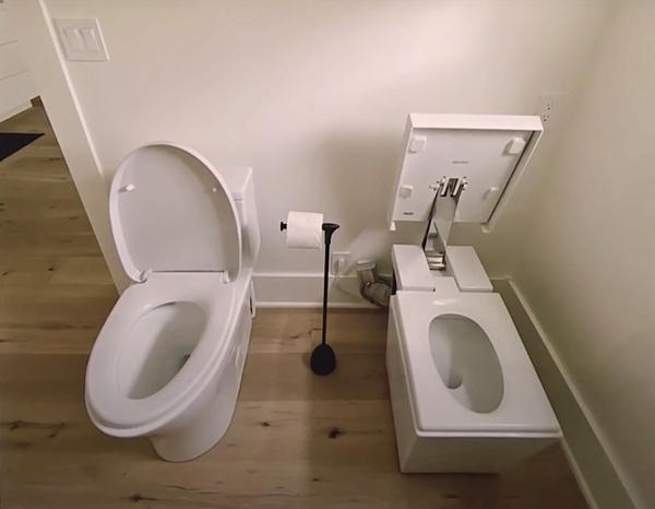 Meghan Trainor Reveals What Those Controversial Side-By-Side Toilets Look Like 