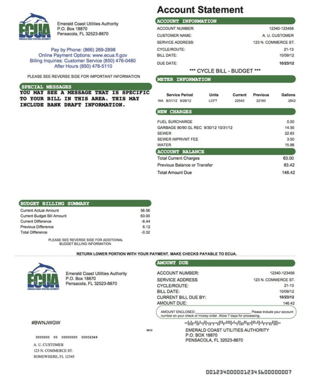 NorthEscambia.com ECUA Sewer Averaging Begins Today. Here’s What That Means For Your Bill.