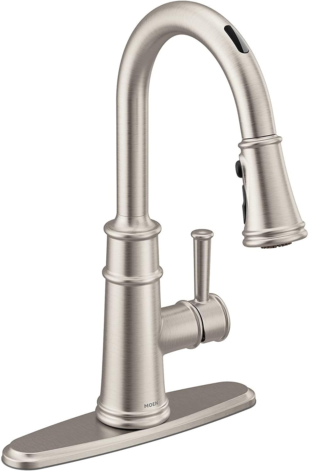 Moen's new touchless smart faucets are full of functionality 