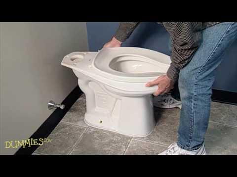Replace ring to fix leaking toilet 