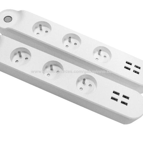 Smart Power Strip with USB, Flat Plug with 3 Widely-Spaced Outlets, 4 USB Charger, Smart Outlet Extender Wifi Power Sockets smart outlet - Buy China Power Strip on Globalsources.com