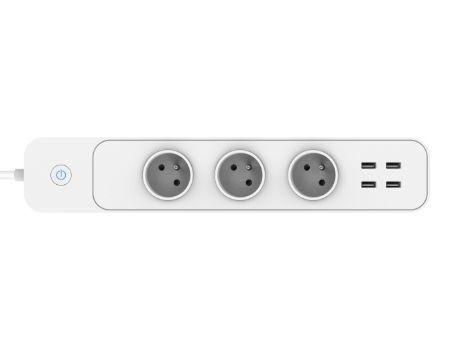 Smart Power Strip with USB, Flat Plug with 3 Widely-Spaced Outlets, 4 USB Charger, Smart Outlet Extender Wifi Power Sockets smart outlet - Buy China Power Strip on Globalsources.com 