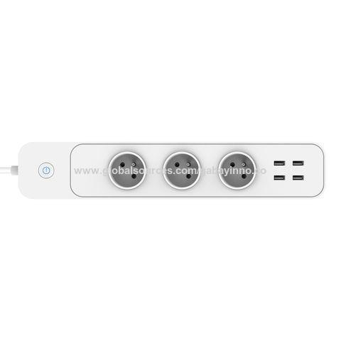 French Standard WIFI Smart Power Strip,Smart Outlet Extender with 3Sockets&4USB, smart power strips smart outlet extender smart power board - Buy China power strips on Globalsources.com 
