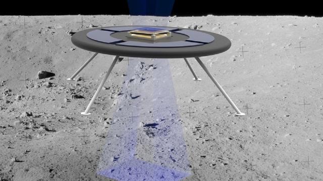 The Surface of the Moon is Electrically Charged, Which Could Allow a Hovering Robot to Explore it