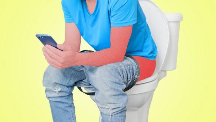 Toilet infection is not from dirty toilets