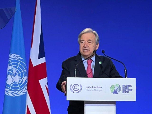 COP26: Enough of ‘treating nature like a toilet’ – Guterres brings stark call for climate action to Glasgow | | UN News 