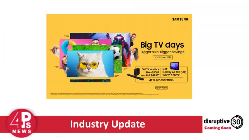 Samsung ‘Big TV’ Festival is Back on Popular Demand This New Year; Get Free Soundbar, Galaxy Tab, Attractive Cashback & More 
