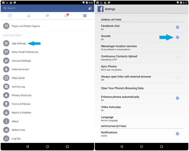 How to Turn Off Facebook Sounds 