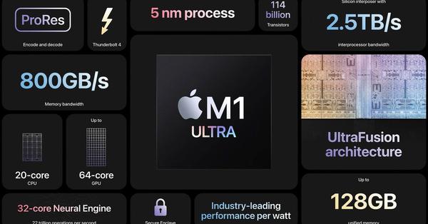 「M1 Ultra」という唯一無二の超高性能チップをAppleが生み出せた理由 