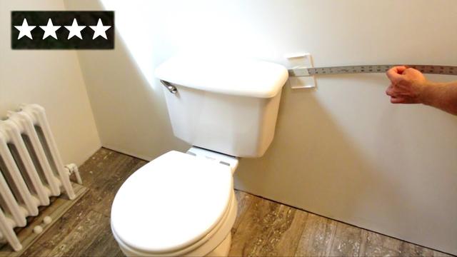 How To: Paint Behind a Toilet 