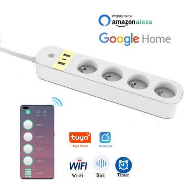 4 Way smart Extension Socket power strip With Grounding EU Standard, 4Way smart power strip EU standard smart extension socket EU standard Smart power strip - Buy China Smart Extension Socket on Globalsources.com