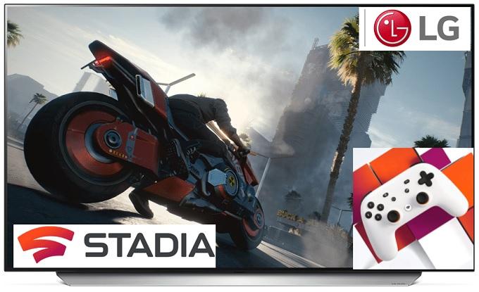 Google Stadia cloud gaming now on latest LG smart TVs 