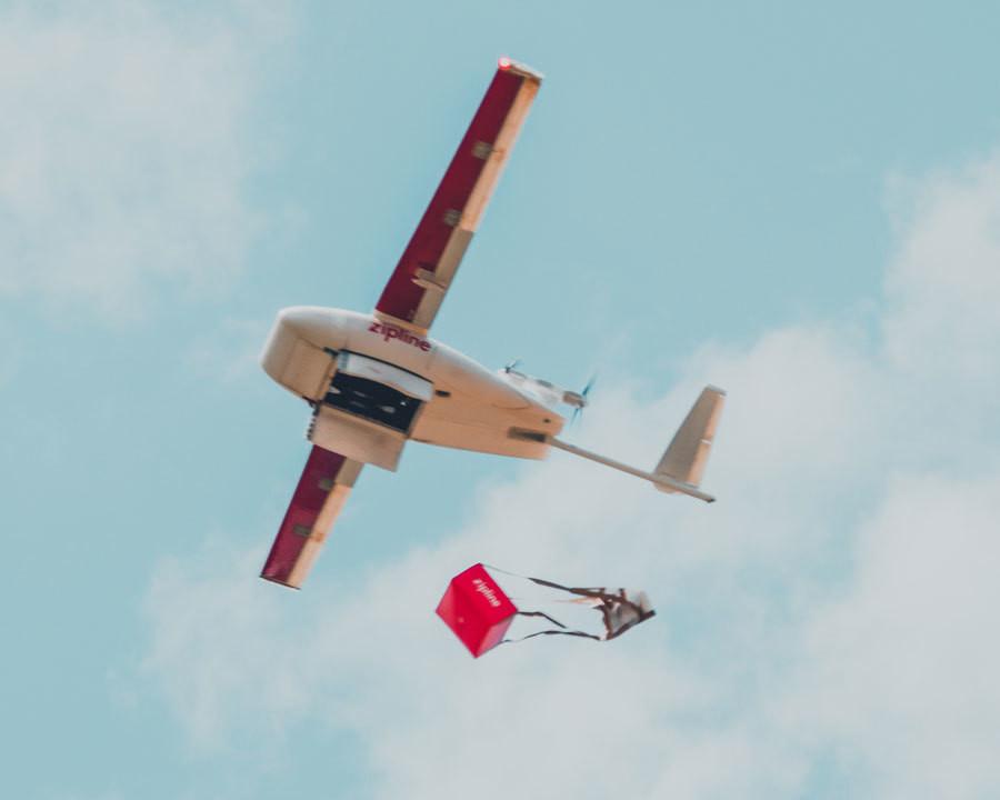 In the Air With Zipline’s Medical Delivery Drones