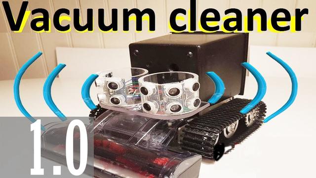 DIY Robot Vacuum Cleaner Built Using Arduino (video) 