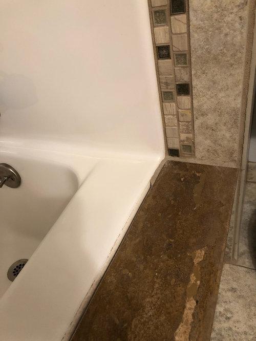 Multiple options for fixing cracked grout around a tub 