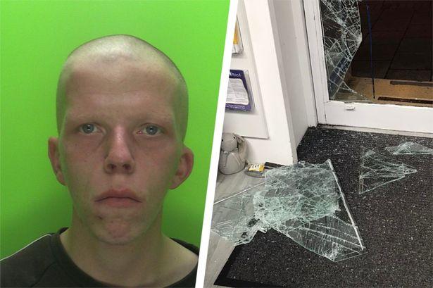 Burglar jailed after hiding in a Nottingham charity shop toilet