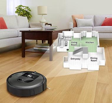 How to set up Roomba to map different floors